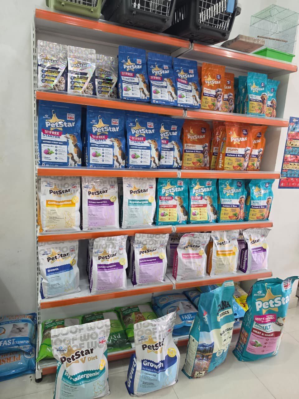 Pet grooming tools and supplies
